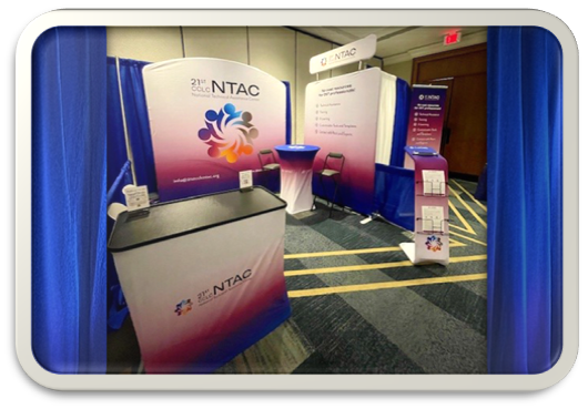 picture of the 21st CCLC NTAC booth